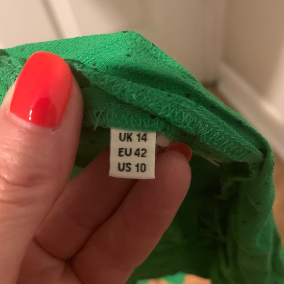 Whistles Micro Spot Button Dress size 10 - Picture 6 of 8